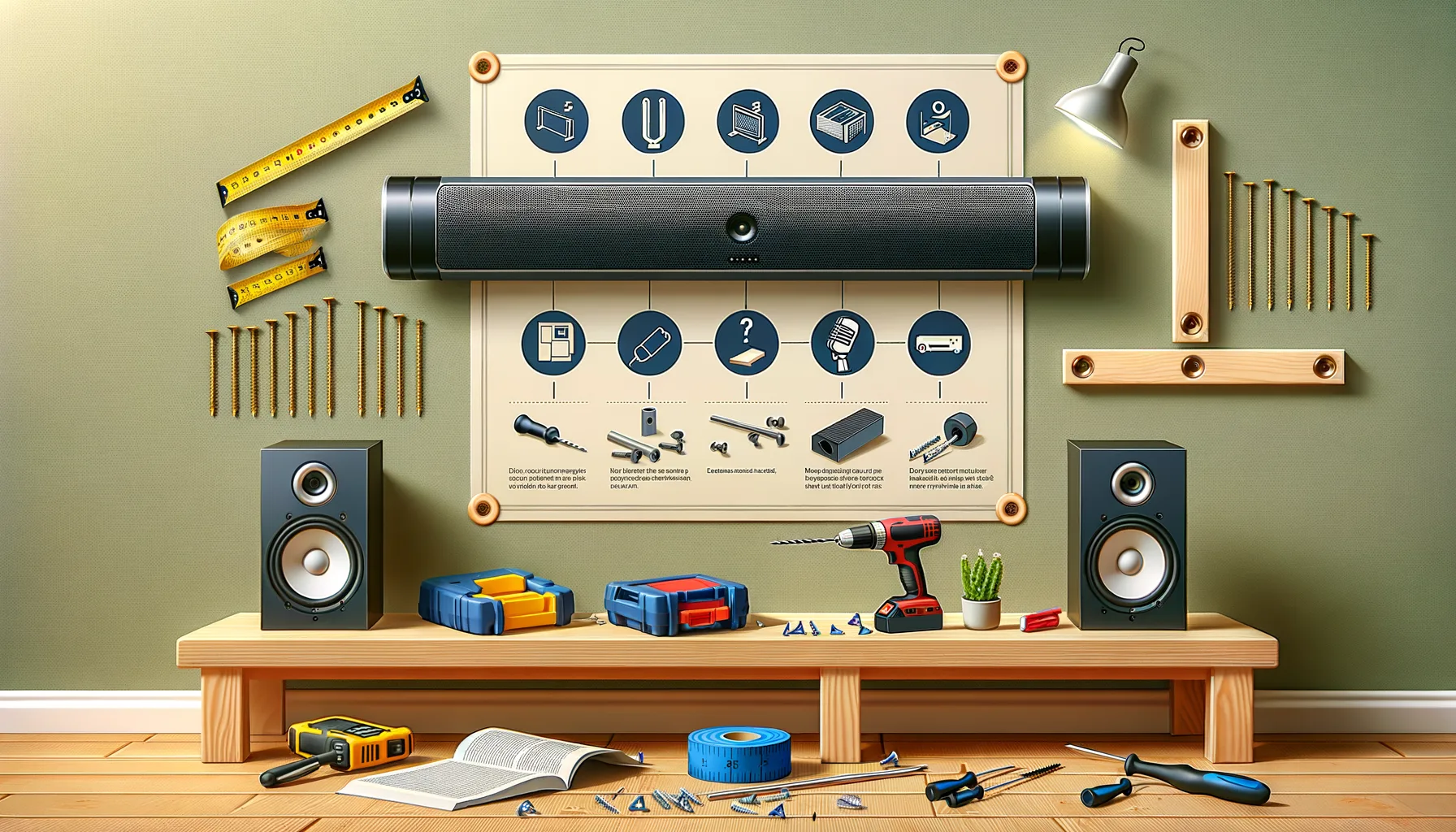 Schritt-fuer-Schritt Soundbar Montage: DIY Tipps fuer die Wandbefestigung ohne Fehler