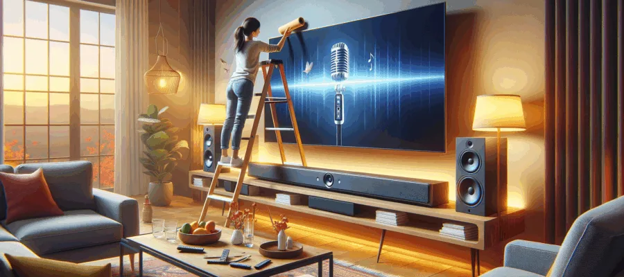 Soundbar Installation und Aufstellung: Perfekte Positionierung fuer besten Klang
