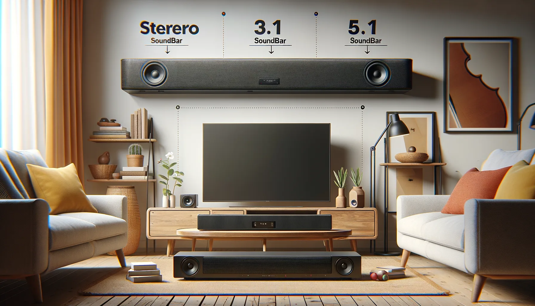 Soundbar kaufen: Unterschiede zwischen Stereo, 3.1 und 5.1 Soundbars erklaert