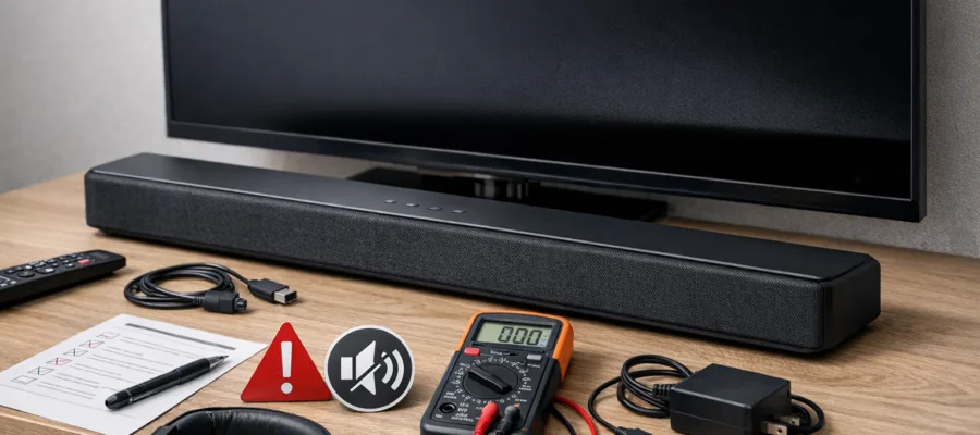 Kein Ton aus der Soundbar – Ursachen finden und beheben