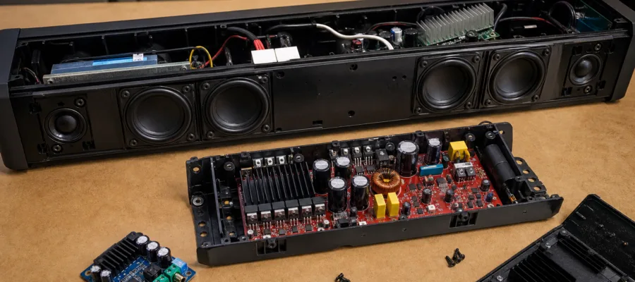 DIY Soundbar Verstaerker Upgrade: Mehr Leistung durch Technik zum Selbermachen