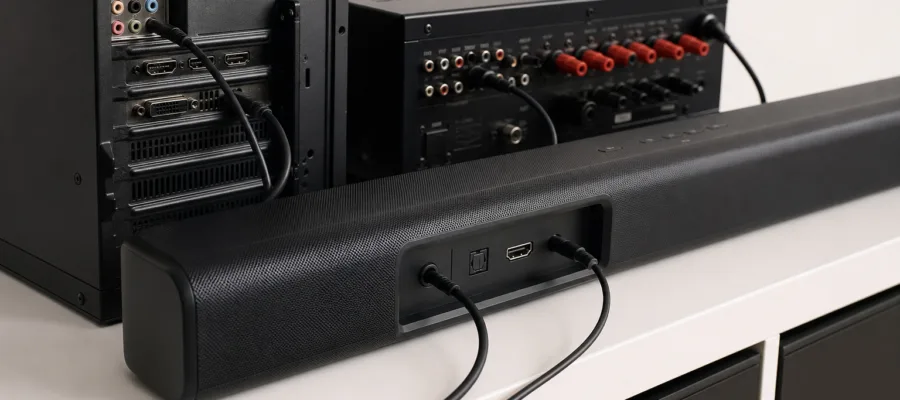 Soundbar Anschluss an PC und Heimkino-Geraete: DIY-Anleitung fuer optimale Verbindungen