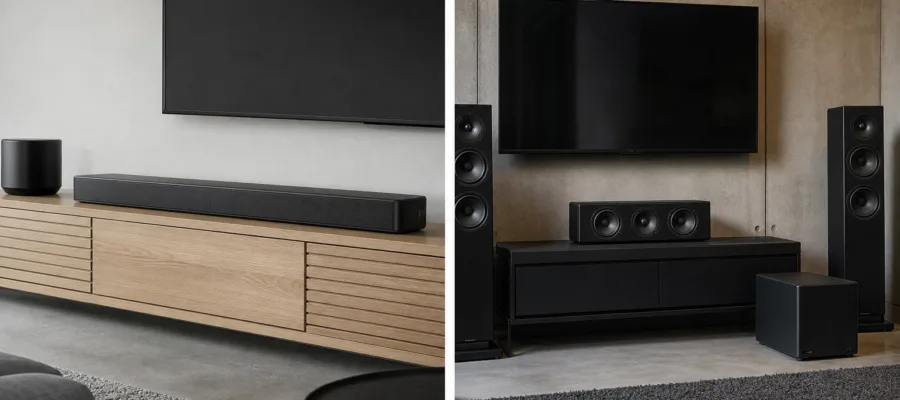 Unterschiede zwischen Soundbar und Heimkino: Was passt zu welchem Nutzer?