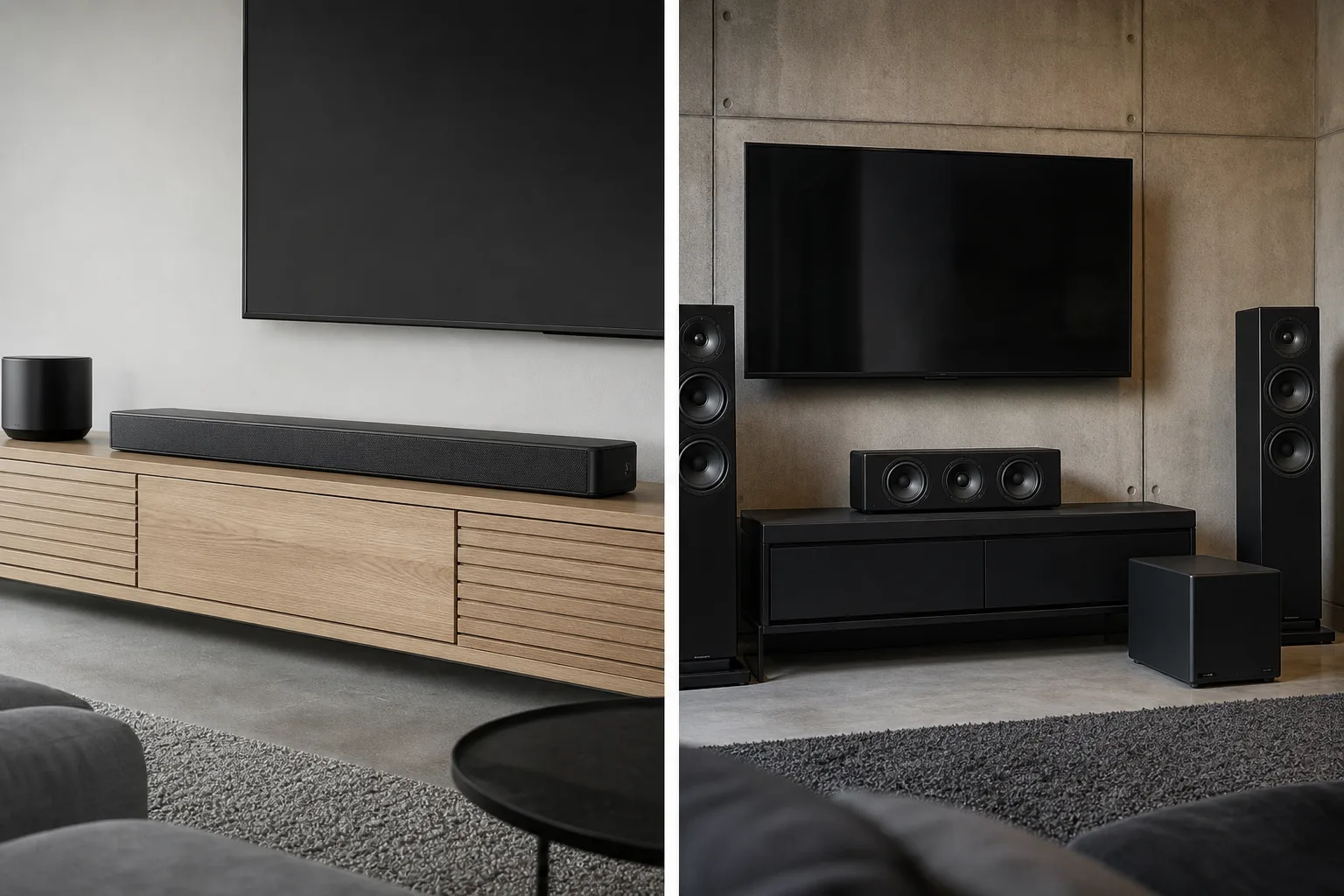 Unterschiede zwischen Soundbar und Heimkino: Was passt zu welchem Nutzer?